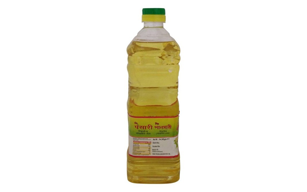 Pansari Refined Soyabean Oil    Plastic Bottle  1 litre